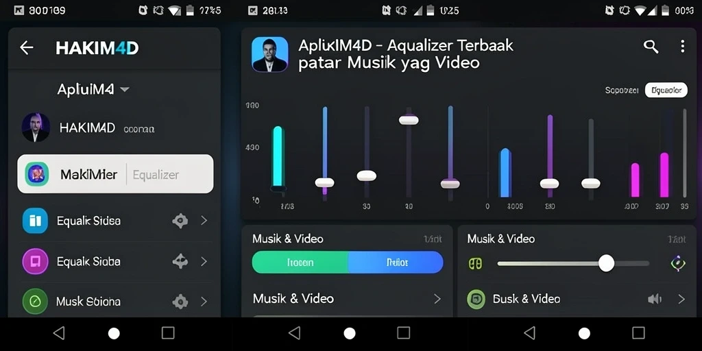 Antarmuka HAKIM4D yang inovatif dan mudah digunakan.