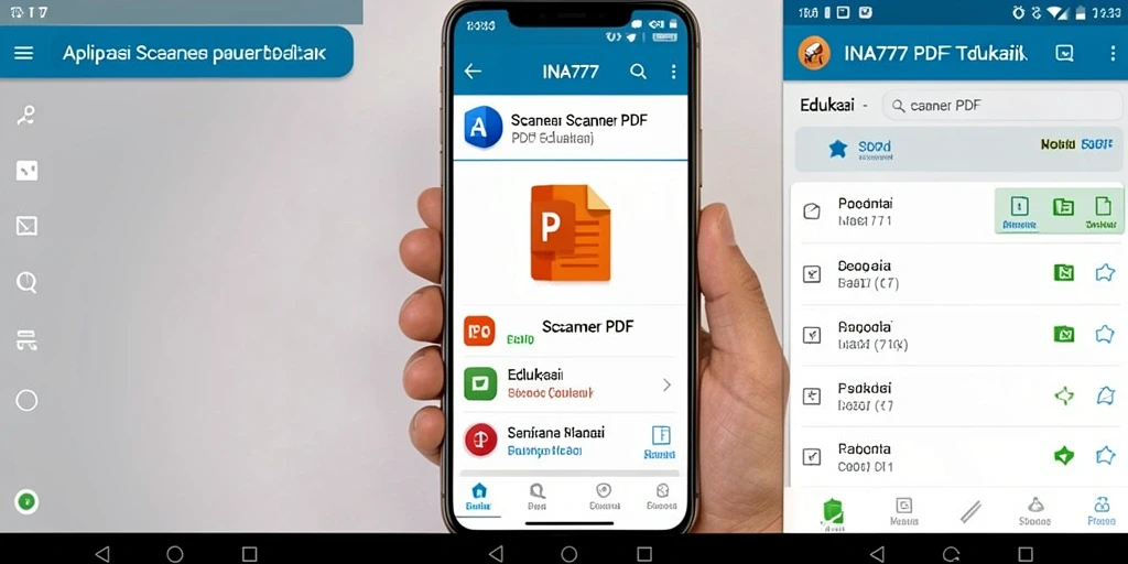 Antarmuka INA777 saat melakukan pemindaian PDF dengan fitur cepat.