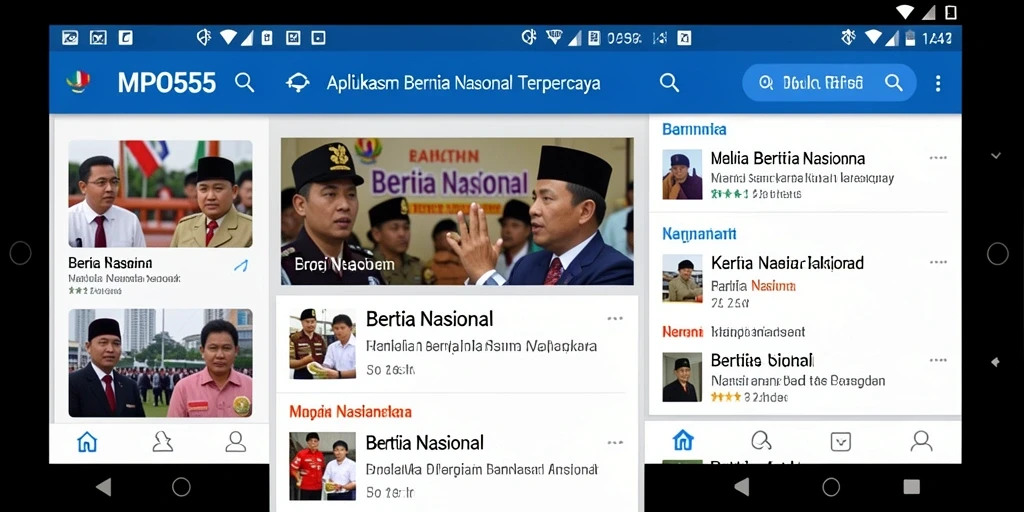Tampilan antarmuka MPO555 yang informatif dan menarik.